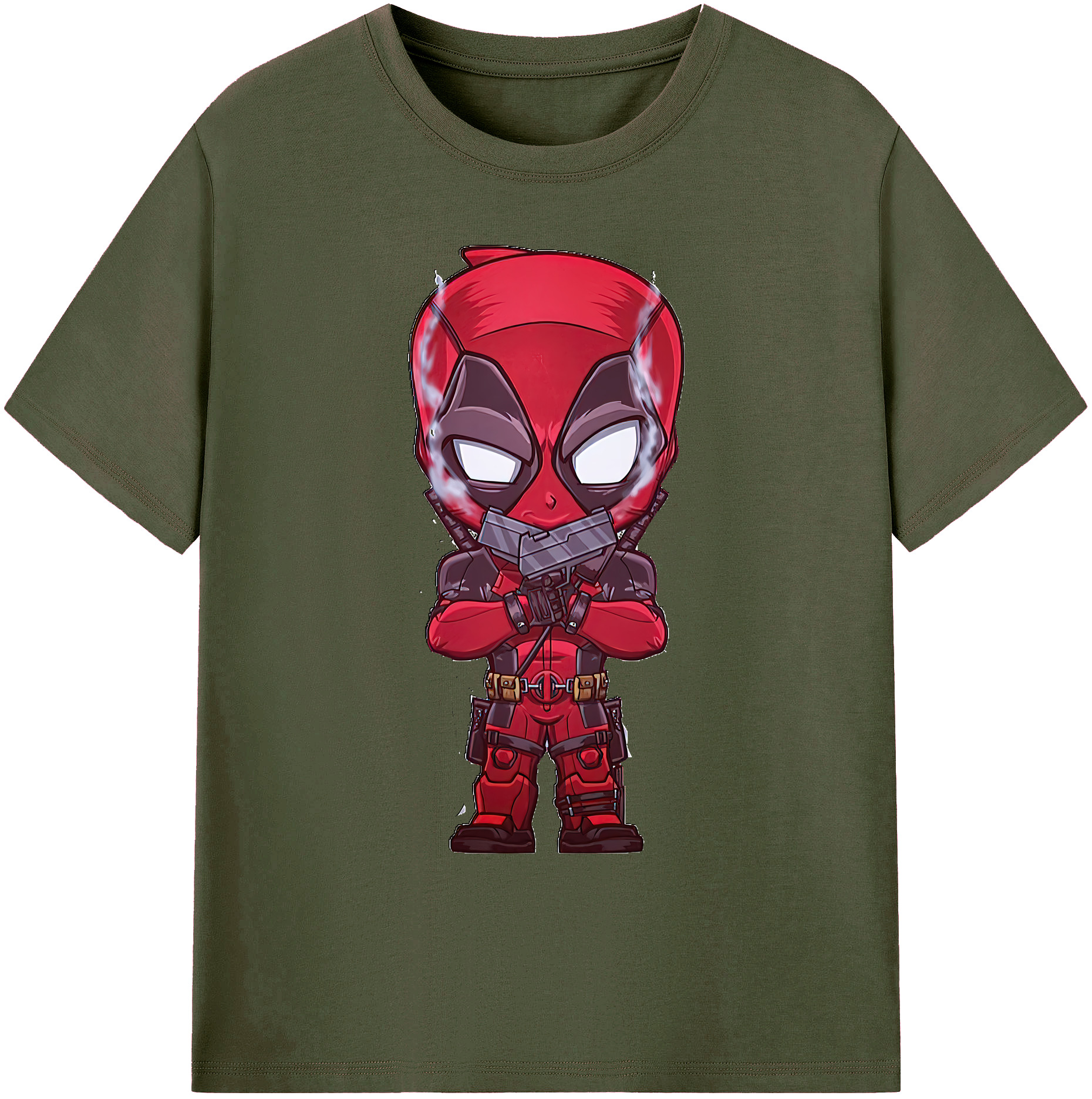 （画像用） Deadpool デッドプール 綿100％ メンズ半袖Tシャツ｜肌触りやわらか＆通気性